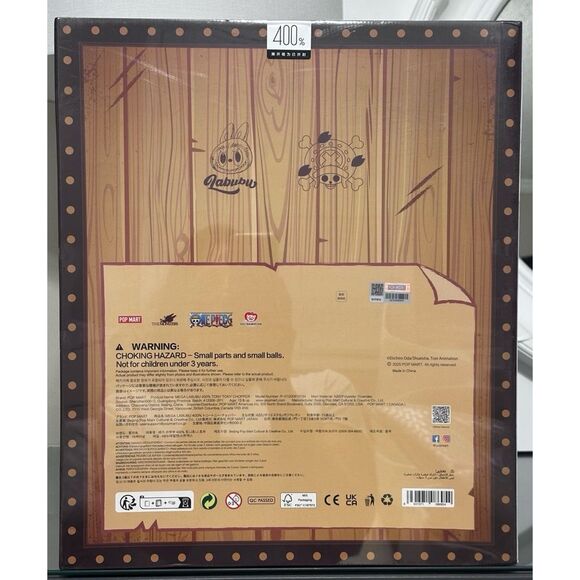 POP MART THE MONSTERS MEGA LABUBU 400% TONY TONY CHOPPER - Picture 3 of 9